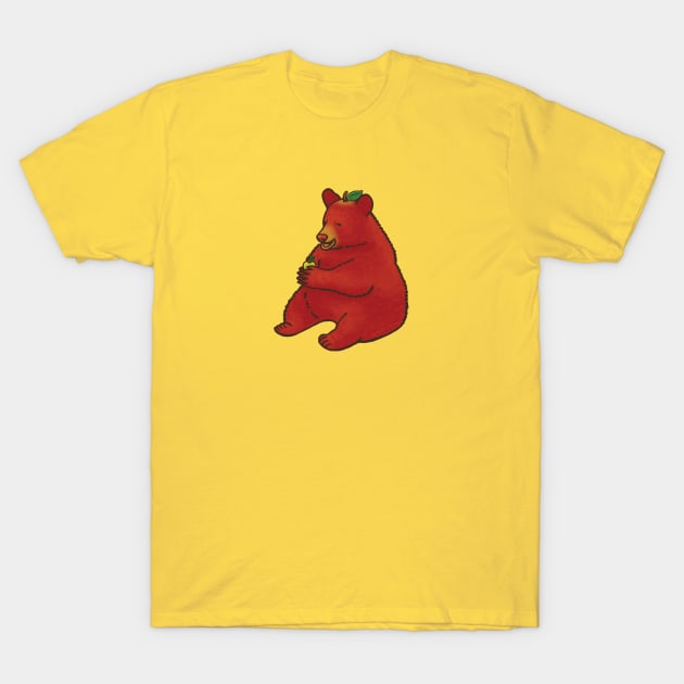 Apple Bear T-Shirt by Presumably May